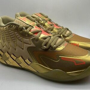 PUMA x Lamelo Ball MB.01 Golden Child Basketball Shoes 379223-01 Men's Size 10.5